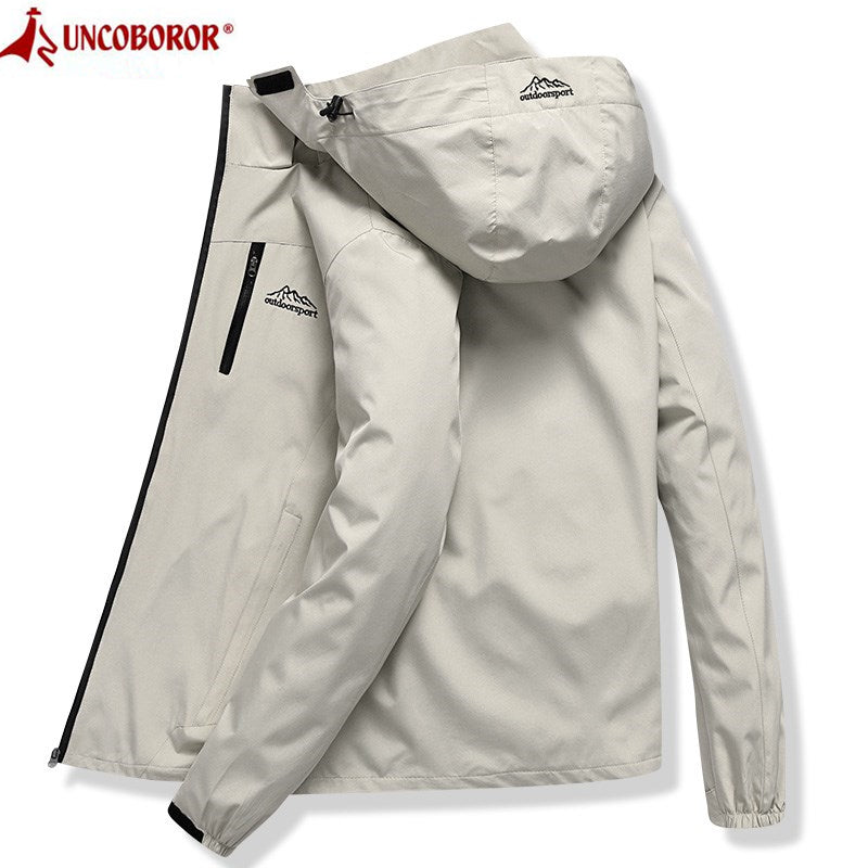 Jacket Men Waterproof Hooded Breathable Casual Jacket