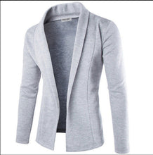 Load image into Gallery viewer, Fashion 2019 Men's Casual Slim Fit Solid No Button Suit Blazer Business Work Coat Jacket Outwear