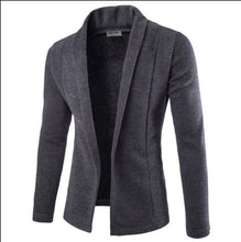 Load image into Gallery viewer, Fashion 2019 Men's Casual Slim Fit Solid No Button Suit Blazer Business Work Coat Jacket Outwear