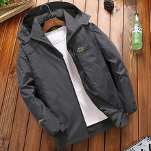 Load image into Gallery viewer, Jacket Men Waterproof Hooded Breathable Casual Jacket