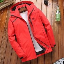Load image into Gallery viewer, Jacket Men Waterproof Hooded Breathable Casual Jacket